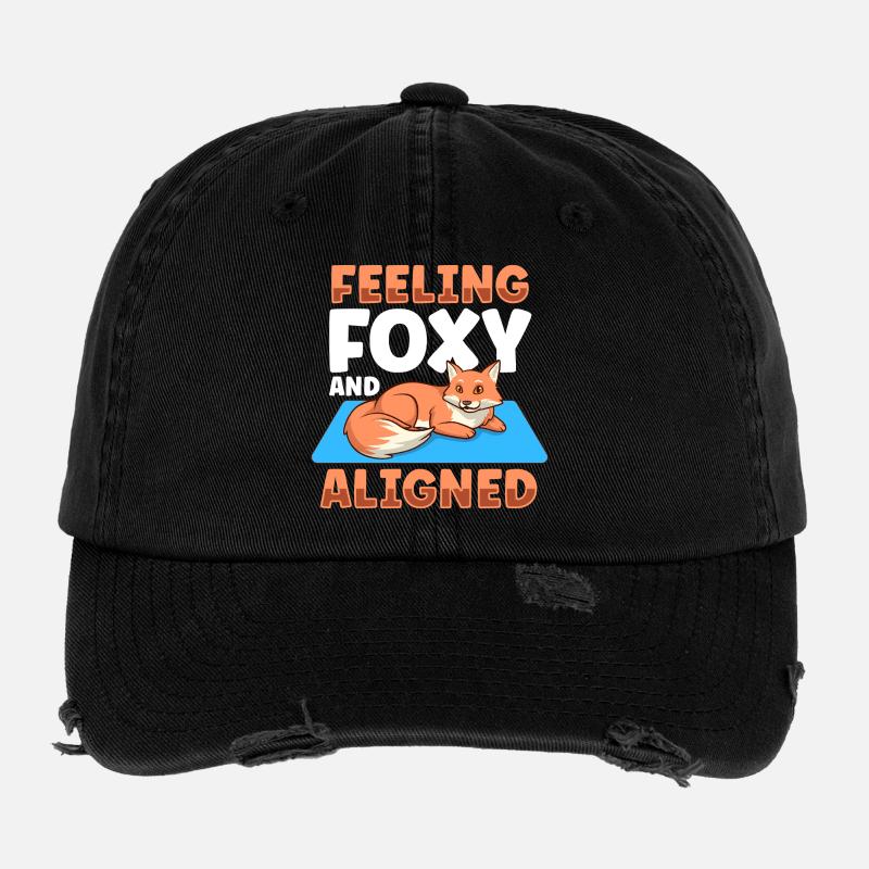 Alignement du chakra - Renard Casquette vintage effet usé Flexfit