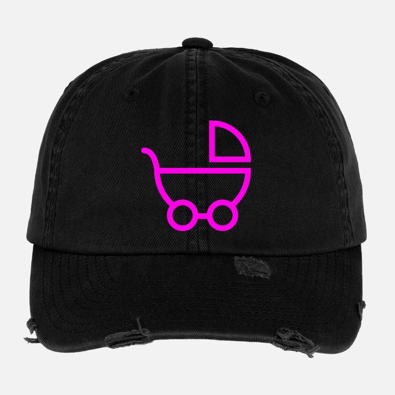baby carriage Flexfit Vintage Destroyed Cap