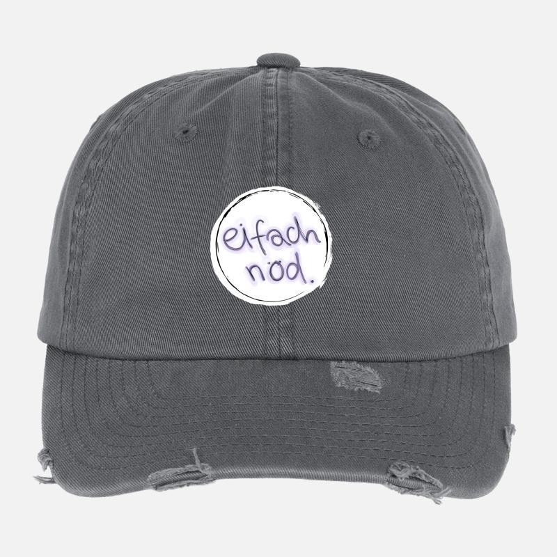 eifach nöd. Flexfit Vintage Destroyed Cap