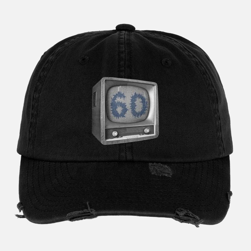 anniversaire 60 ans Casquette vintage effet usé Flexfit
