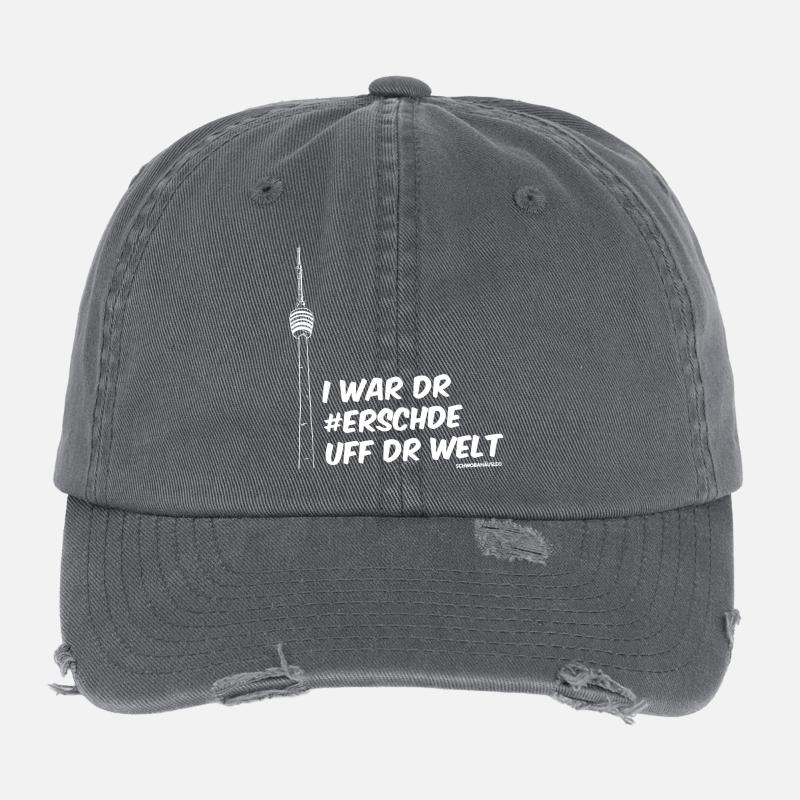 Er war der erste Fernsehturm der Welt! Flexfit Vintage Destroyed Cap