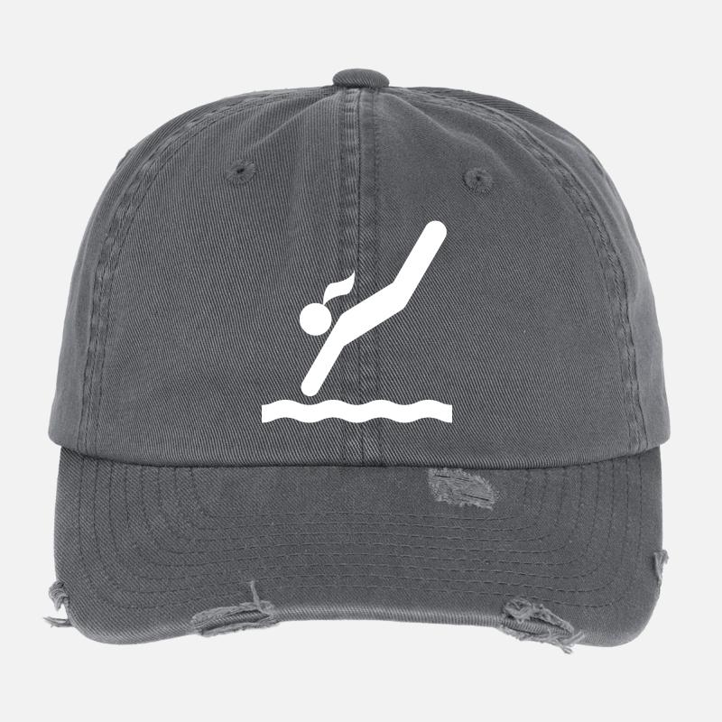 Saut de tour Casquette vintage effet usé Flexfit