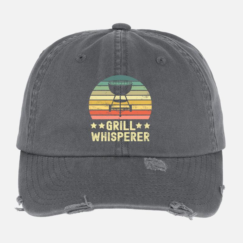 Grill Grill Grill King Casquette vintage effet usé Flexfit