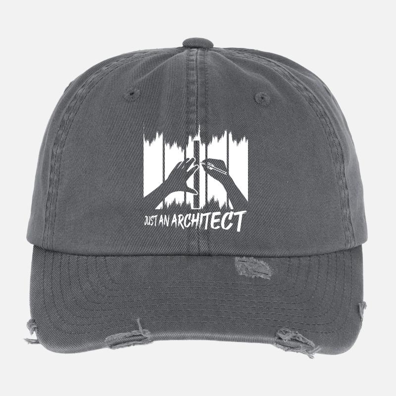 Un seul architecte Casquette vintage effet usé Flexfit