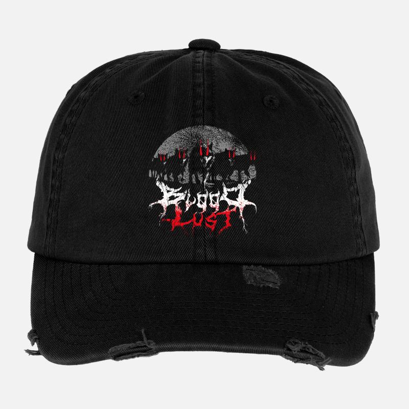 Meute de loups Soif de sang Casquette vintage effet usé Flexfit