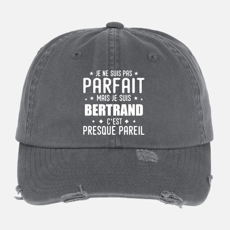 Bertrand: authentisch, unvollkommen, oben, perfektioniert Flexfit Vintage Destroyed Cap