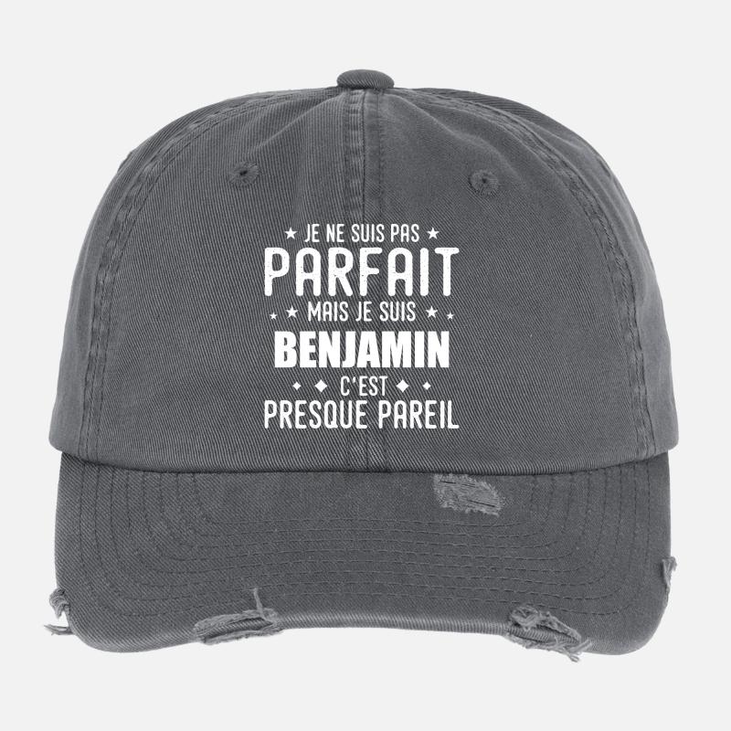 Benjamin: authentic, imperfect, top, perfection Flexfit Vintage Destroyed Cap