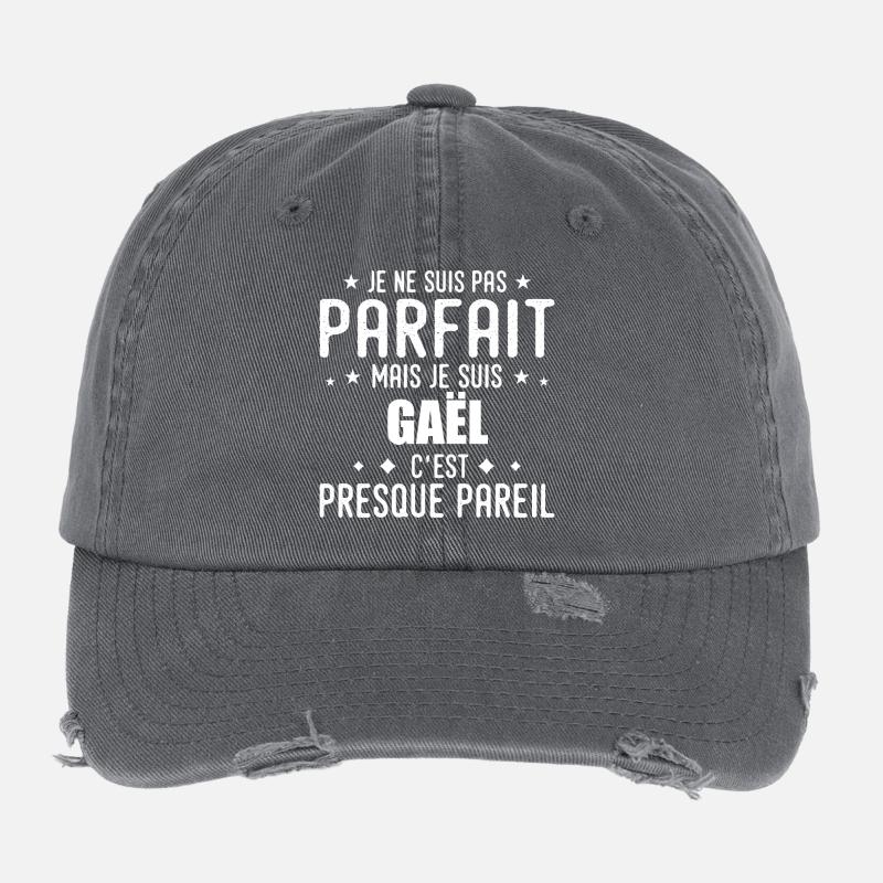 Gael: authentisch, unvollkommen, Top, Perfektion Flexfit Vintage Destroyed Cap