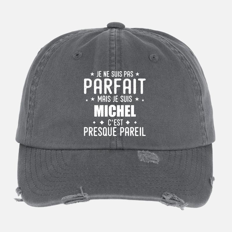 Michel: authentisch, unvollkommen, oberflächlich, perfekt Flexfit Vintage Destroyed Cap