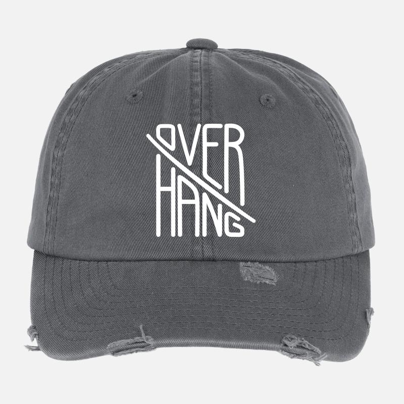 Surplomb - Typographie des murs d’escalade Casquette vintage effet usé Flexfit