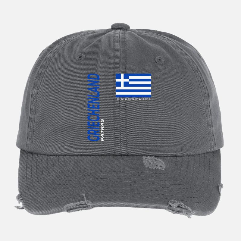Patras Casquette vintage effet usé Flexfit
