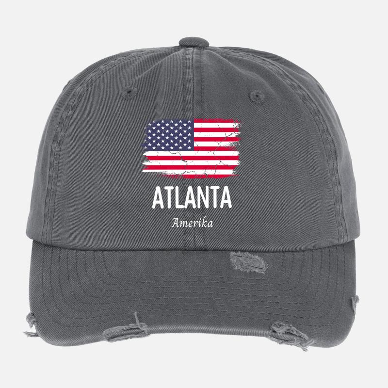 Atlanta Casquette vintage effet usé Flexfit