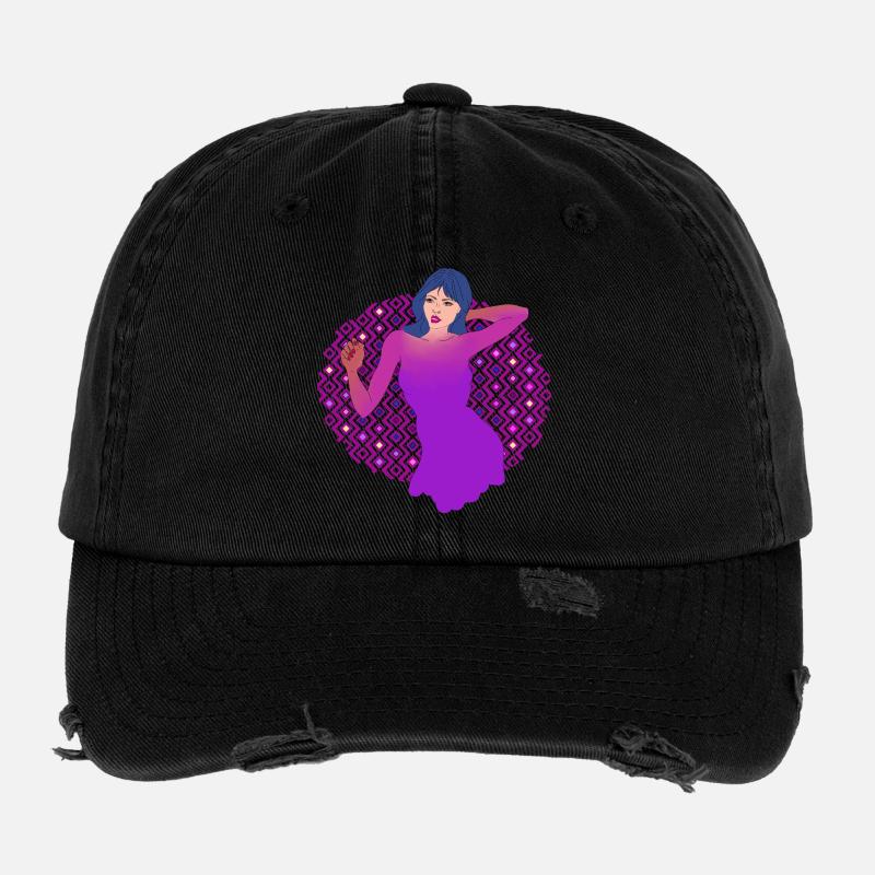 Danser Casquette vintage effet usé Flexfit