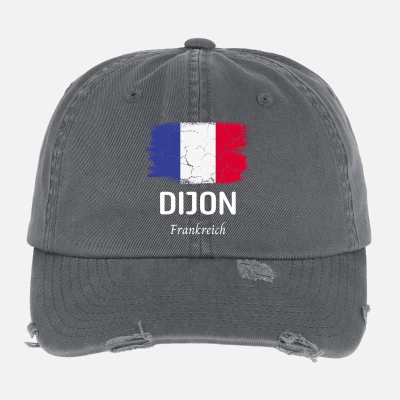 Dijon Flexfit Vintage Destroyed Cap