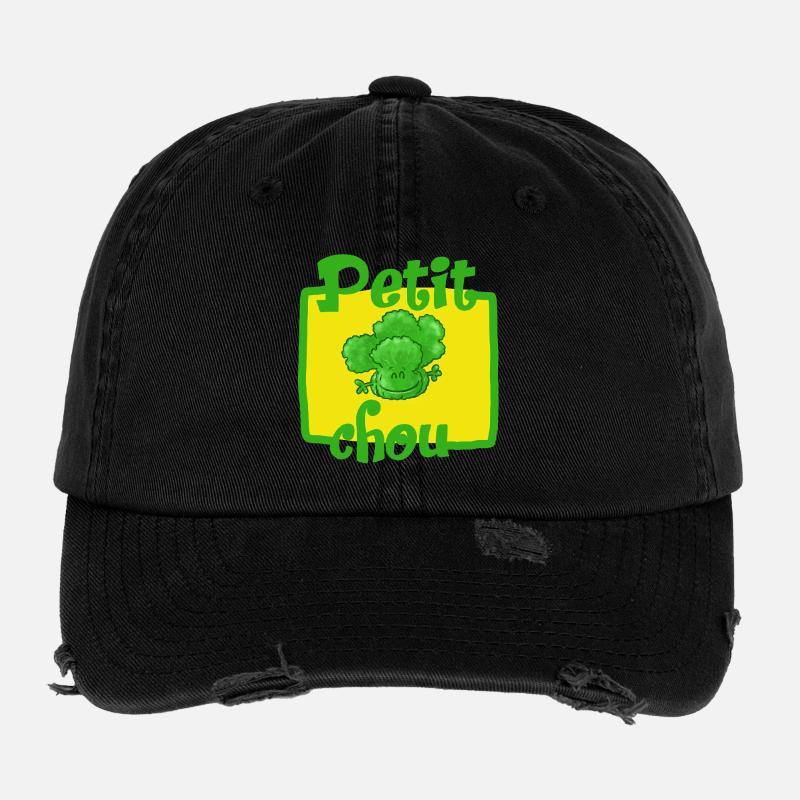 petitChou Casquette vintage effet usé Flexfit