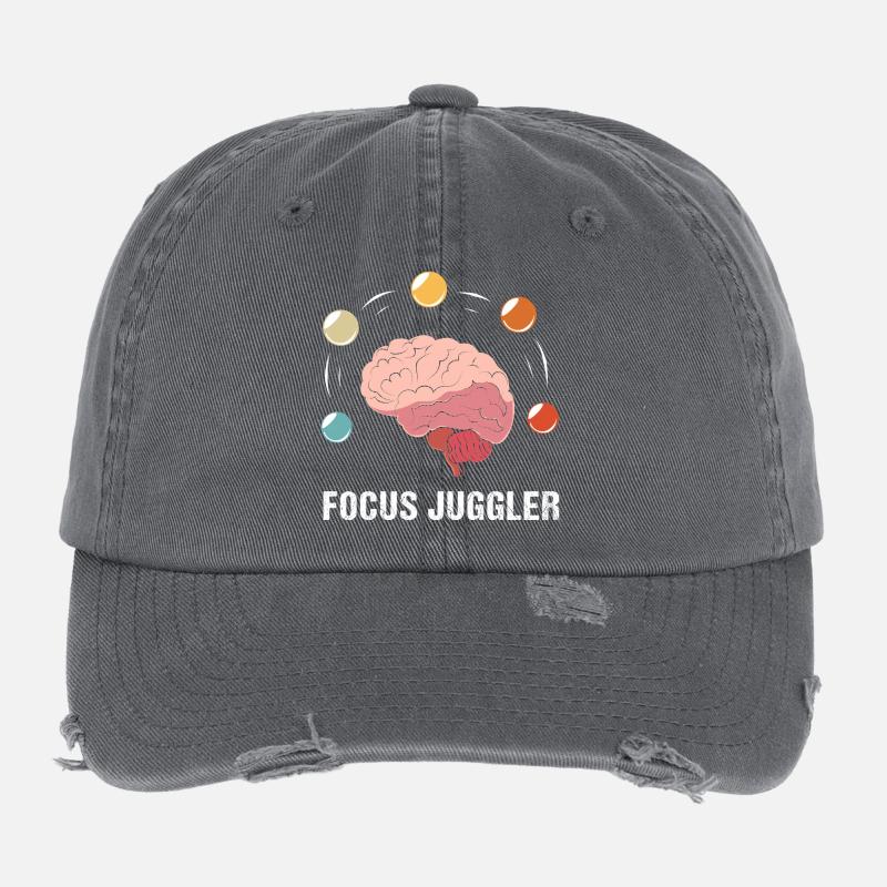 Autism Gift Autistic ADHD Asperger's Flexfit Vintage Destroyed Cap