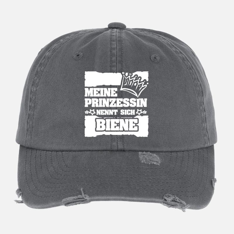 Maedchenname Biene Flexfit Vintage Destroyed Cap