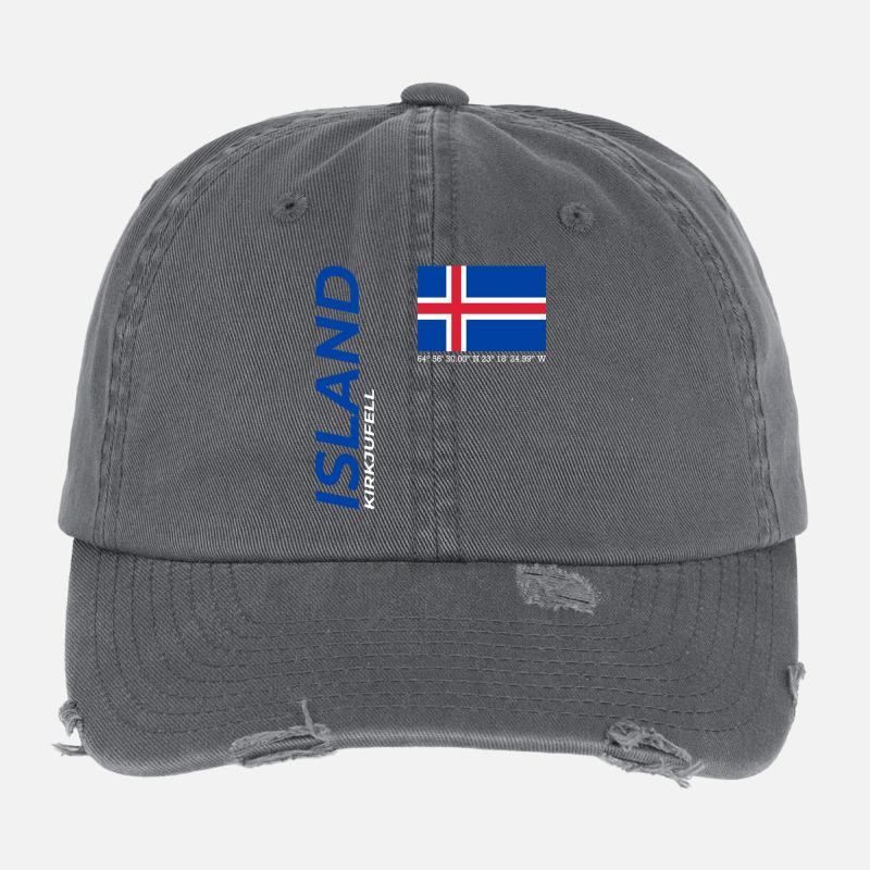 Kirkjufell Flexfit Vintage Destroyed Cap