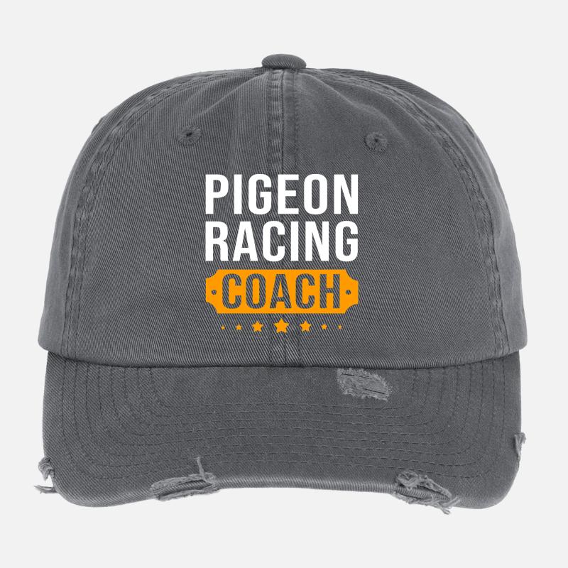 Course de pigeons Pigeons Casquette vintage effet usé Flexfit