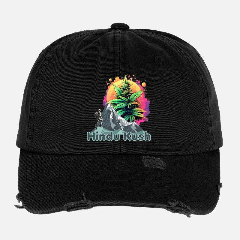 Hindu Kush Flexfit Vintage Destroyed Cap