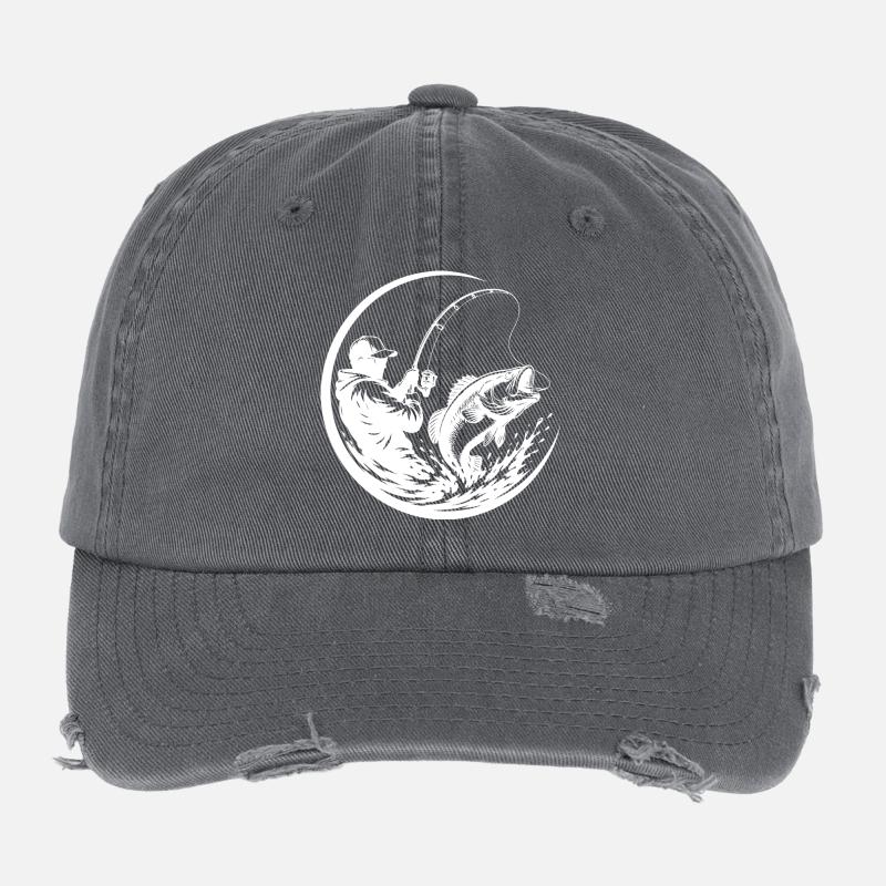 Angler Flexfit Vintage Destroyed Cap