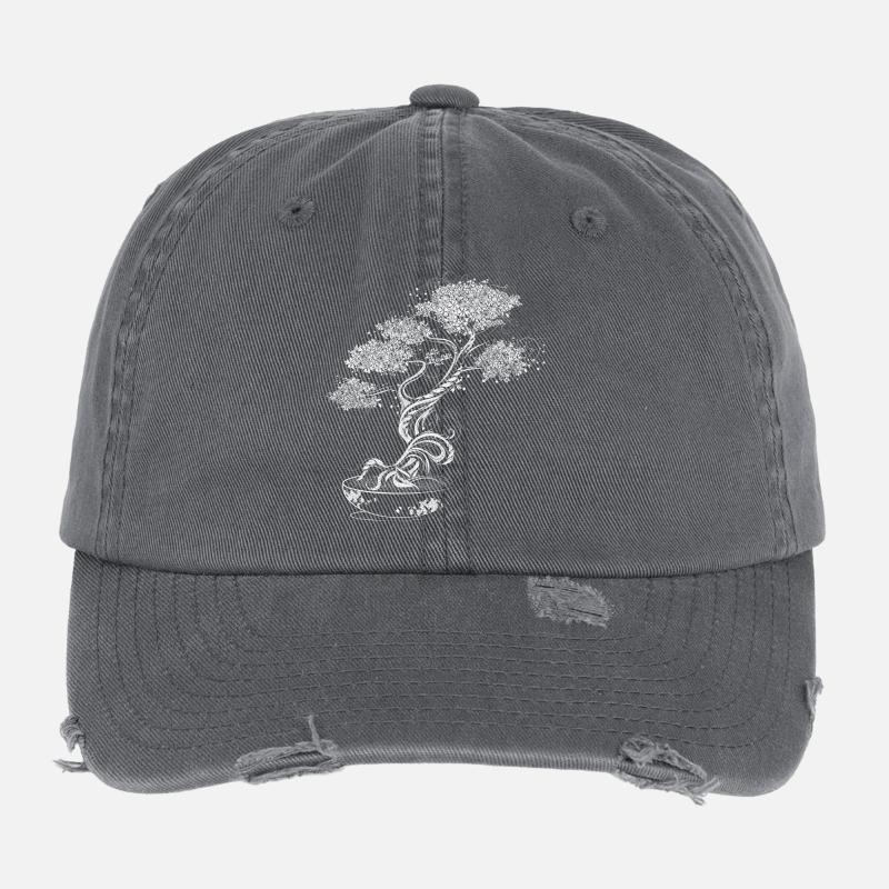 Bonsaï Casquette vintage effet usé Flexfit