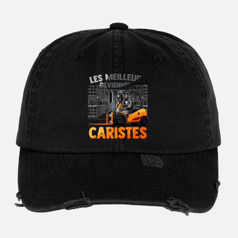 CARISTES Casquette vintage effet usé Flexfit