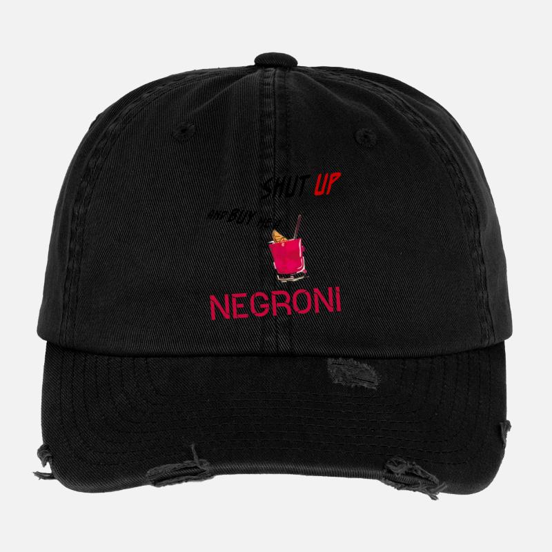Negroni-Cocktail Flexfit Vintage Destroyed Cap
