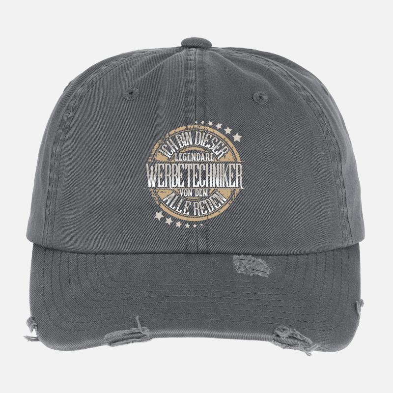 Werbetechniker Flexfit Vintage Destroyed Cap