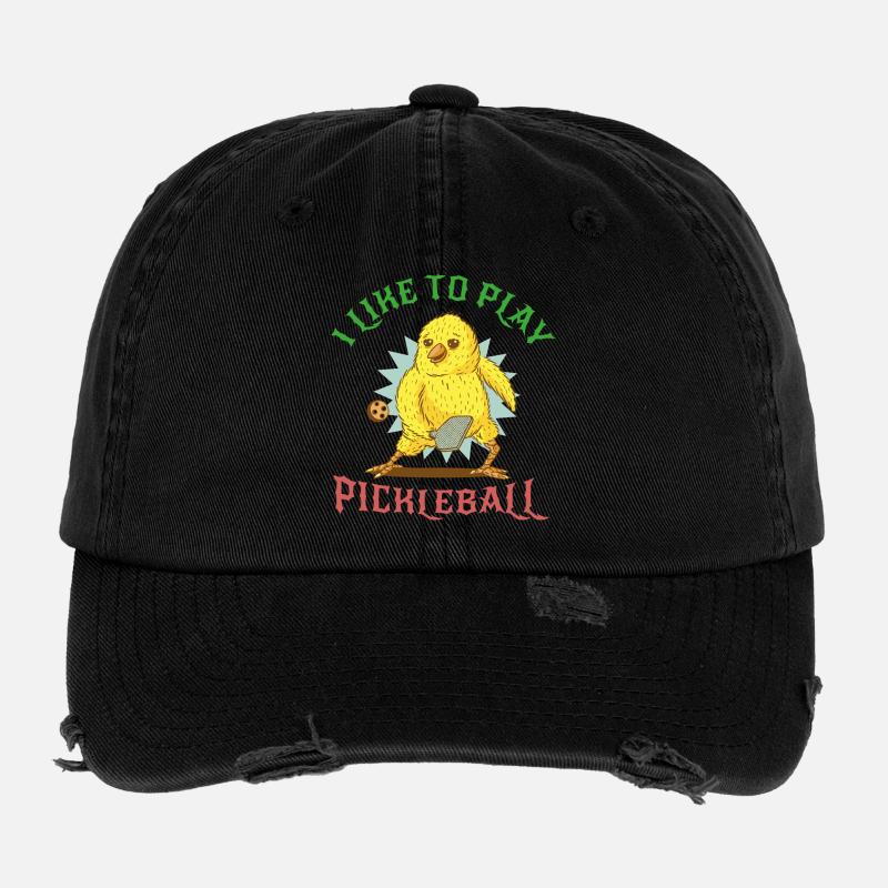 J’aime le pickleball Casquette vintage effet usé Flexfit