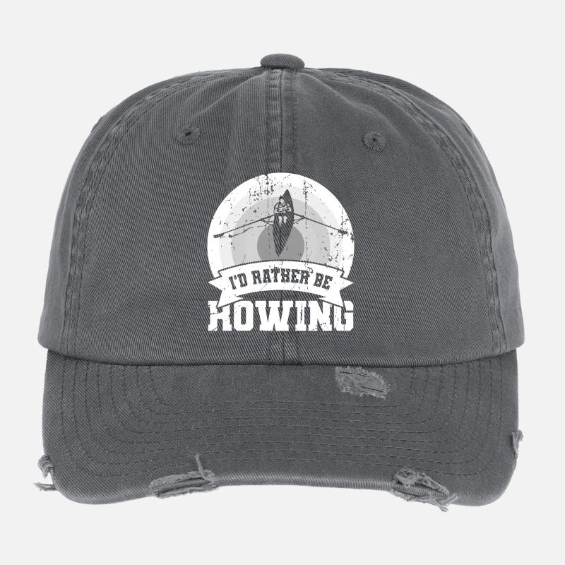 I'd rather row Flexfit Vintage Destroyed Cap