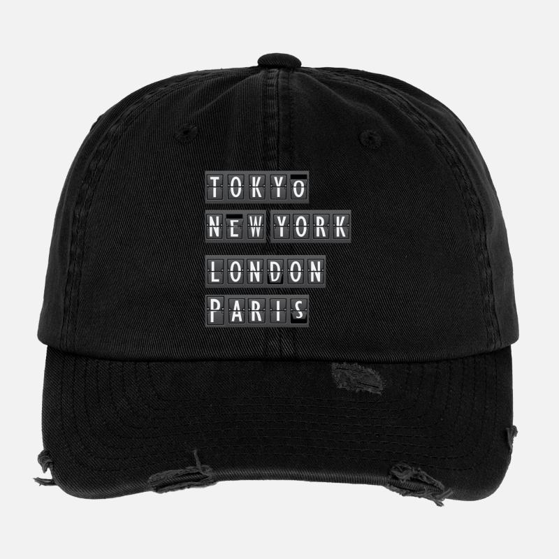 Flugziele Flexfit Vintage Destroyed Cap