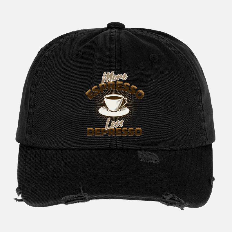 More Espresso Flexfit Vintage Destroyed Cap