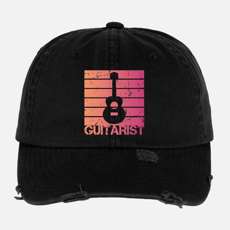 Guitariste Casquette vintage effet usé Flexfit