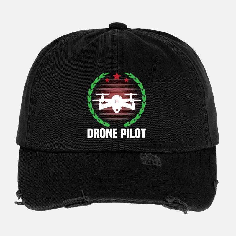 Pilote de drone Casquette vintage effet usé Flexfit