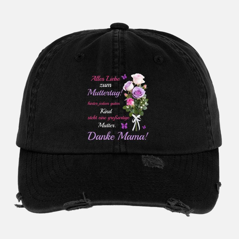 Alles liebe zum Muttertag Flexfit Vintage Destroyed Cap