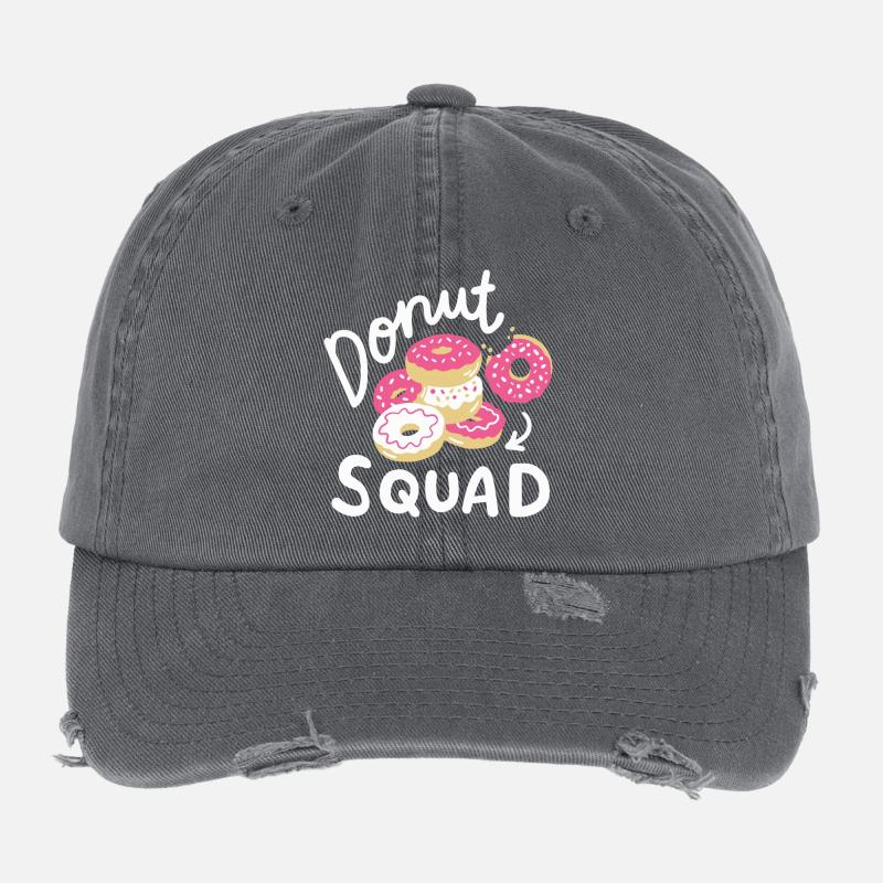 Donut-Trupp-Matching Flexfit Vintage Destroyed Cap