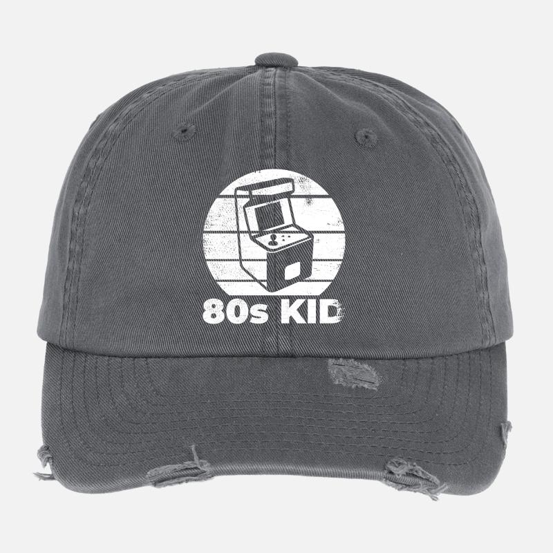 Gamin des années 80 Casquette vintage effet usé Flexfit