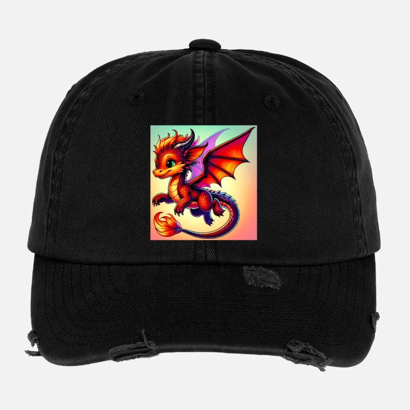dragon Flexfit Vintage Destroyed Cap