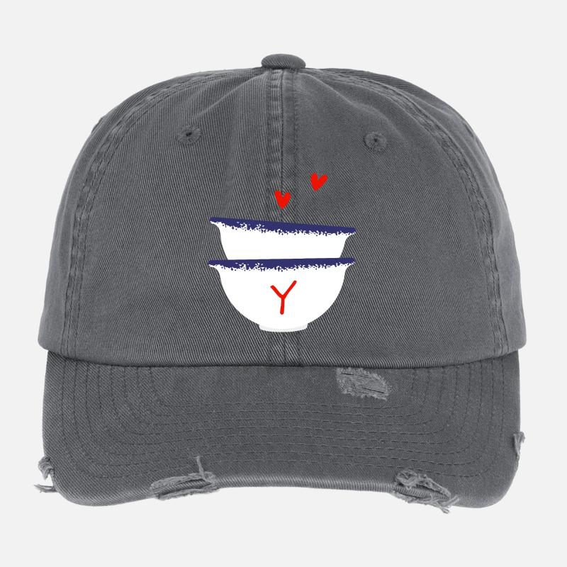 Lettre y bols breton Casquette vintage effet usé Flexfit