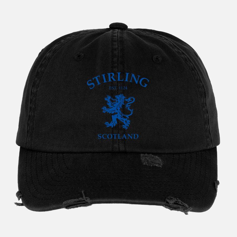 Stirling Scotland Flexfit Vintage Destroyed Cap