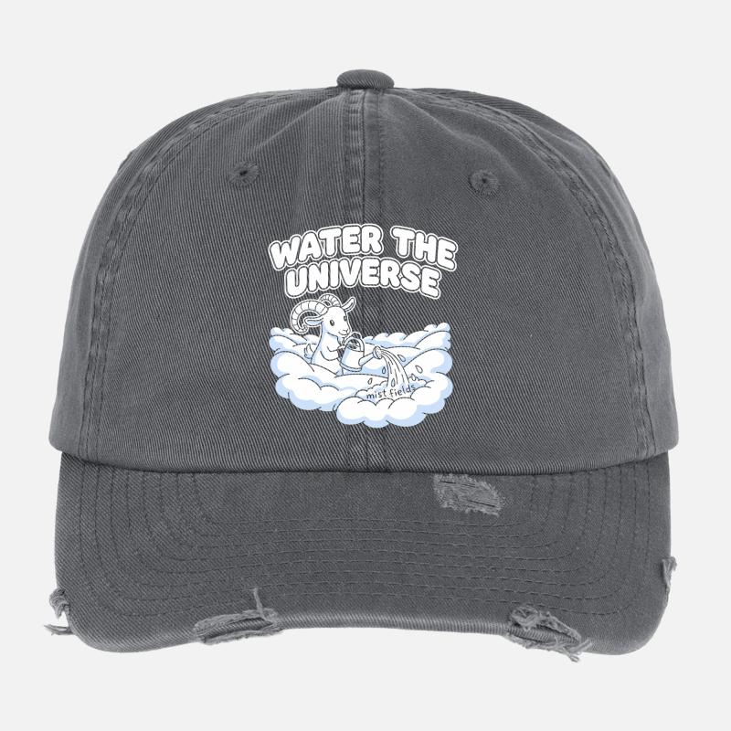 Water the universe Flexfit Vintage Destroyed Cap