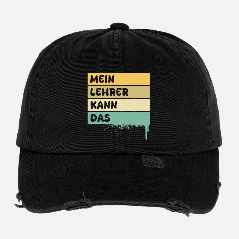 Beruf Lehrer Flexfit Vintage Destroyed Cap