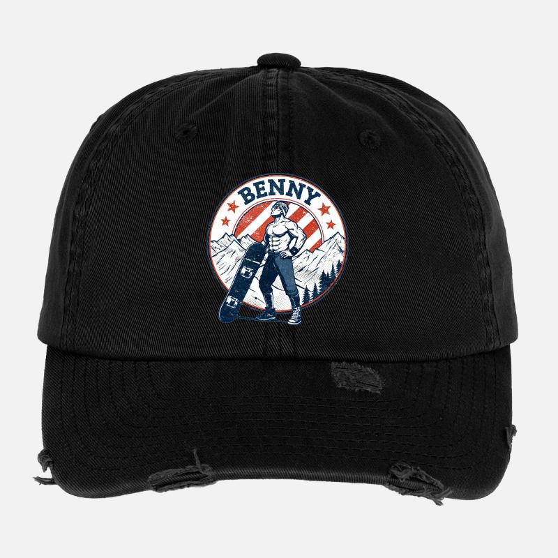 Benny, look vintage Casquette vintage effet usé Flexfit
