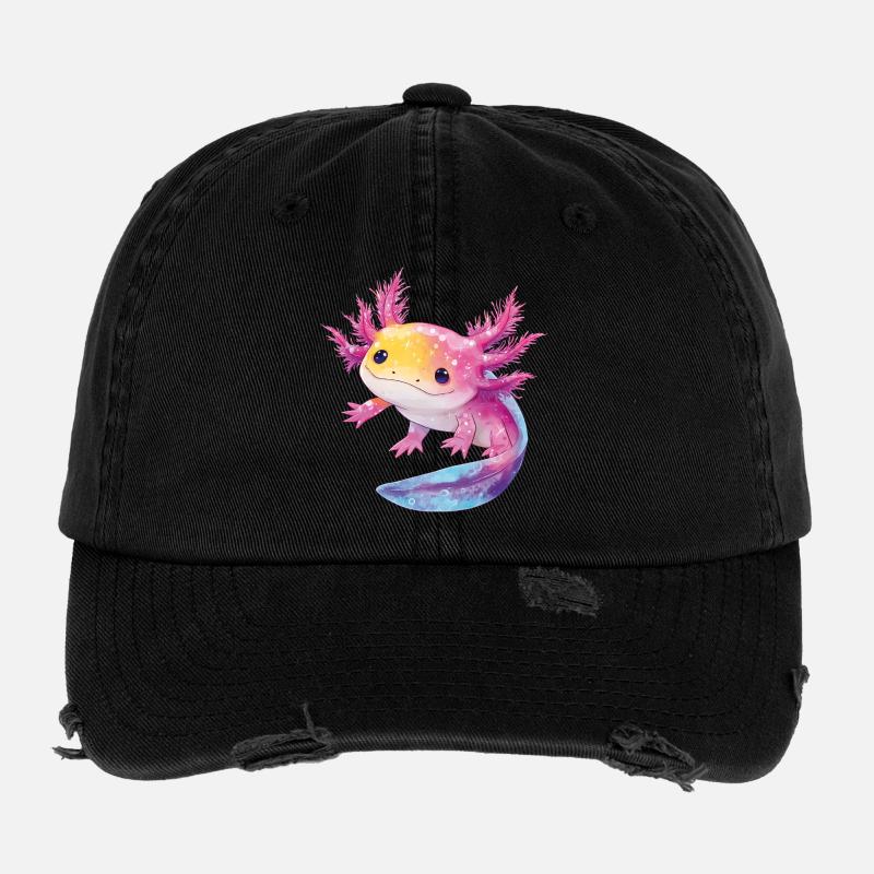 Axolotl Flexfit Vintage Destroyed Cap
