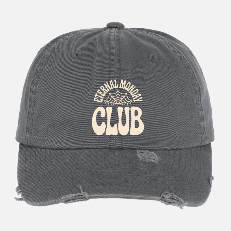 Eternal Moon Club Flexfit Vintage Destroyed Cap