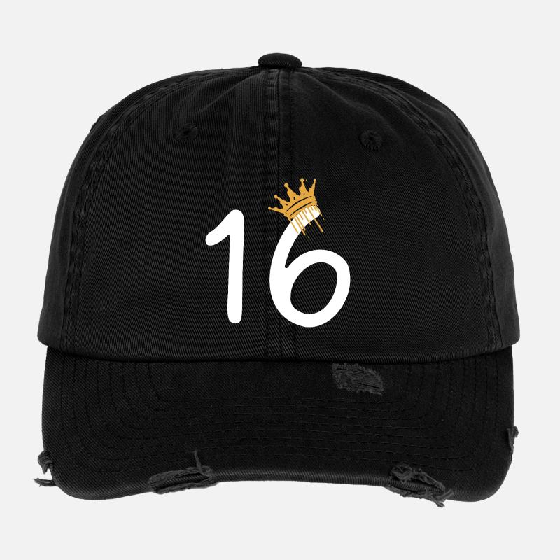 16 Casquette vintage effet usé Flexfit