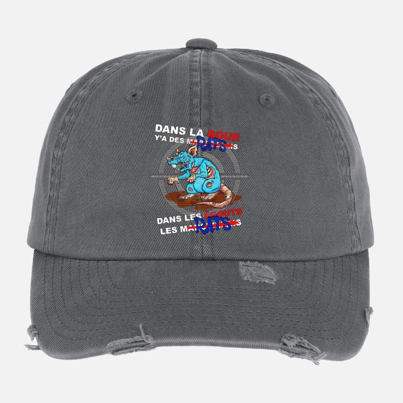 Les rats Casquette vintage effet usé Flexfit