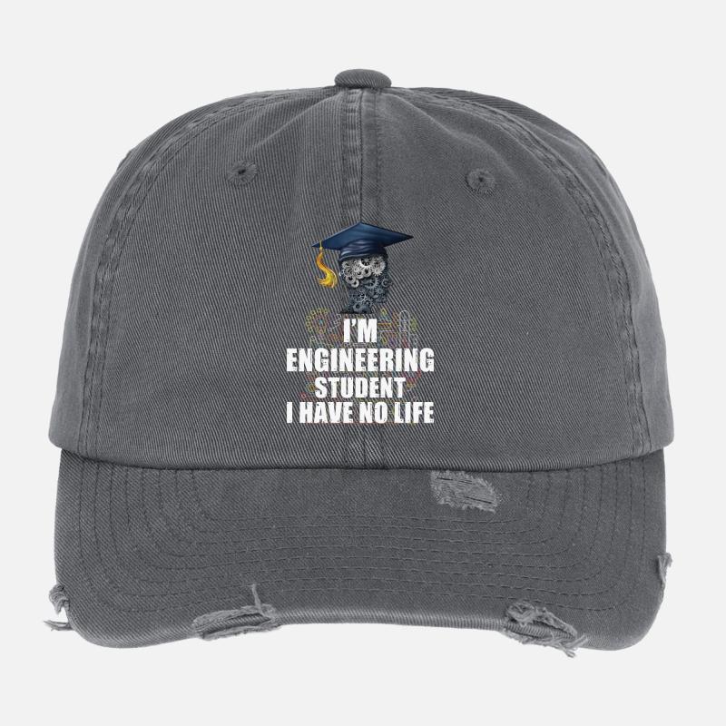 Ingenieur Student Flexfit Vintage Destroyed Cap