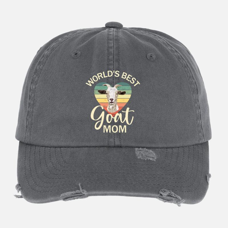 Goat Goat Geiss Flexfit Vintage Destroyed Cap